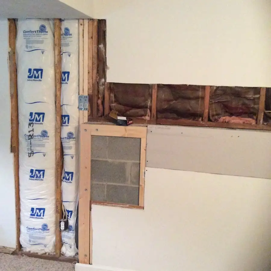 Wall insulation replacement during Odor Removal & Deodorization in Longswamp
